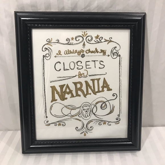 Narnia Inspired Hand Illustrated Art with Frame